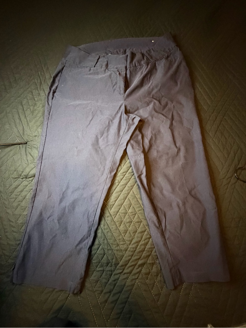 Lane Bryant Dark Gray Stretch Chinos